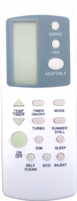 LipiWorld 210E AC Remote Control (Old Remote Exactly Same Remote Will Only Work) Compatible For Bluestar AC Remote Controller(Grey)