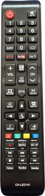 MechFox Television Remote Compatible LED/LCD TV Remote Control | RM-13C | Common Local CH-LED161 Remote Controller(Black)