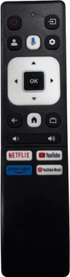SHIELDGUARD Remote Control 803 Compatible for Wybor LED TV (Without Voice function) Remote Controller(Black)