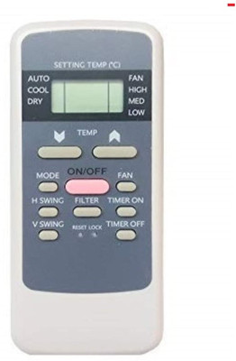 LUNAGARIYA AC Remote No.224, Compatible with  AC Remote Control HITACHI Remote Controller(White)