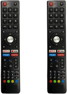 Woniry compatiable with bpl led tv combo of 2 remote BPL Remote Controller(Black)