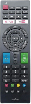 Rohit Electronics Remote Compatible For Sharp Smart LCD/LED TV (Exactly Same Remote Will Only Work) Remote Controller(Black)