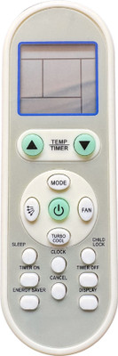 MechFox AC Remote Control Compatible Split/Window Air Conditioner | Model No. AC-245 | Micromax Remote Controller(White)
