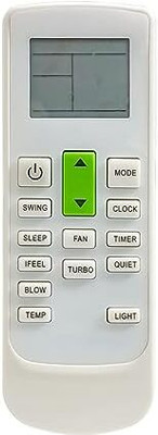 7SEVEN Compatible With Blue Star AC Remote Control Model 172 Suitable For 1 | 1.5 | 2 Ton Split and Window Blue Star Air Conditioner Remote Controller(White)