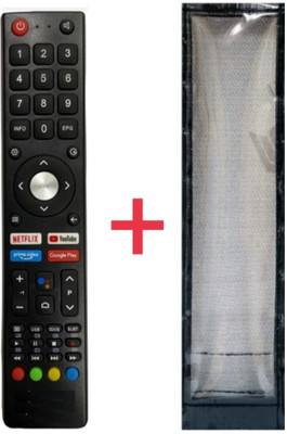 Ethex C-32 New TvR-64 Remote With cover (Remote+Cover) Tv Remote compatible for Bpl Smart led/lcd Tv Remote Control Remote Controller(Black) Ethex C-32 New TvR-64 Remote With cover (Remote+Cover) Tv Remote compatible for Bpl Smart led/lcd Tv Remote Control Remote Controller(Black)