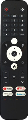 NixGlobal HTR-U31 Remote Compatible with HAIER 4K SMART ANDROID LED LCD TV Remote Controller(Black)