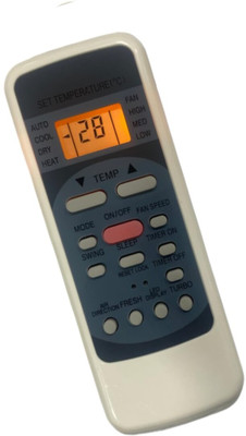 mumax AC Remote No. Crom-12B, Compatible/Replacement AC Remote Control Croma Remote Controller(White)