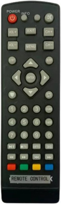 RISHI ENTERPRISES THIS REMOTE IS COMPATIBLE FOR  LED TV REMOTE (O90) MICROMAX Remote Controller(Black)