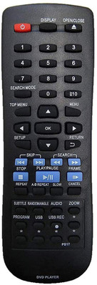 Nij PS17 USB DVD Compatible For DVD Player Remote Control PANASONIC Remote Controller(Black)