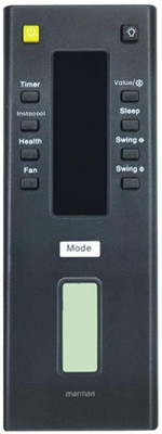 Marman Compatible with IFB Air Conditioner Remote Control Model 204A Suitable for Split and Window Air Conditioner - Match Remote Key by Key with Existing IFB Air Conditioner Remote Controller(Black)