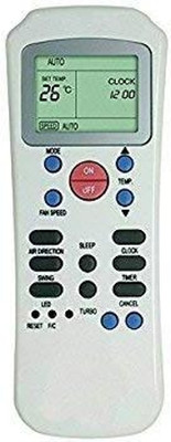 Audus Compatible Univeral Split/Window AC Remote Carrier AC Remote Controller(White)