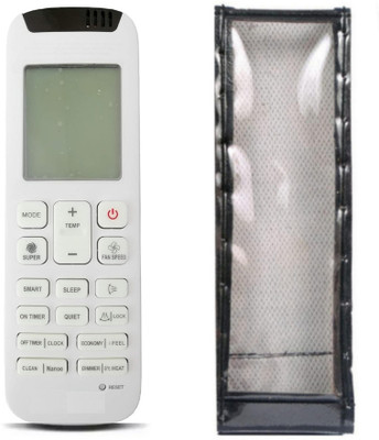 Ethex C-38 Re-211 Remote With cover (Remote+Cover) Ac Remote compatible for Bluestar/Kenwood Ac Remote Controller(White)