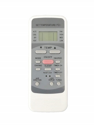 LipiWorld VE-78 AC Remote Control (Old Remote Exactly Same Remote Will Only Work) Compatible For Carrier AC Remote Controller(Grey)
