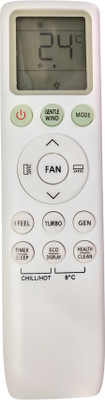 Ehop Compatible remote control for AC,Compatible Smart ac remote control AC-241A TCL Remote Controller(White)