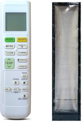 Ethex C-35 Re-214A Remote With cover (Remote+Cover) Ac Remote compatible for Daikin Ac Remote Controller(White)