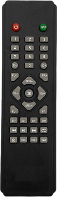 SHIELDGUARD Remote Control 663 Compatible for Zebronics Home Theater System Remote Controller(Black)