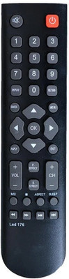 RESORB LED 176 Remote Control Compatible for Micromax LED/LCD TV Remote Control Compatible with Micromax LED/LCD TV Remote Controller(Black)