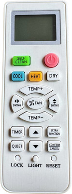 MechFox AC Remote Air Conditioner Remote Compatible with Split/Window AC Remote Control |AC-131H| HAIER Remote Controller(White)