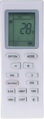 ERNIL YB0F2 AC Remote Compatible for Voltas/Onida/Godrej/Lloyd/Videocon AC (HEALTH BUTTON)(Old Remote Must be Same) Remote Controller(White)
