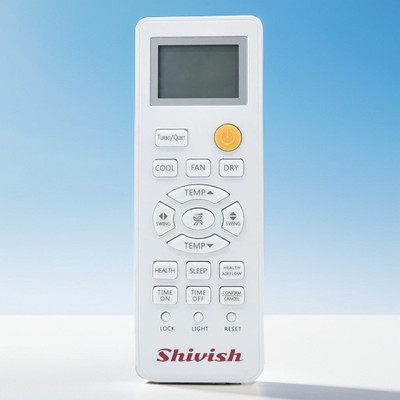 Shivish Haier AC Remote Control Compatible With Hai er Split & Window Air Conditioner Remote Control With 2 FREE AAA Batteries Haier Remote Controller(White)