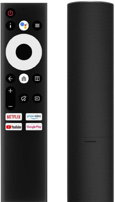 ANM Remote Compatible For Smart Android Tv ( WITH VOICE COMMAND ) sansui , vise , croma - EXACT SAME MODEL ONLY Remote Controller(Black)