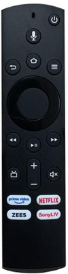 Tech Vibes Remote Compatible with  Smart LED LCD HD Tv (Without Voice) Onida Remote Controller(Black)