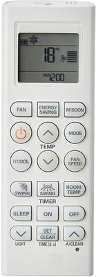 Oyrlize Original Universal Air Conditioner Remote for  Split AC Remote Contro LG Remote Controller(White)