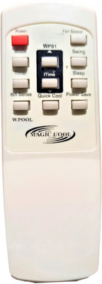 Ehop AC-120 Compatible remote Control for  Magic Cool AC Whirlpool Remote Controller(White)