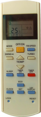 Ehop AC-0181 Compatible Remote Control For Croma AC AC-29I Chroma Remote Controller(White)
