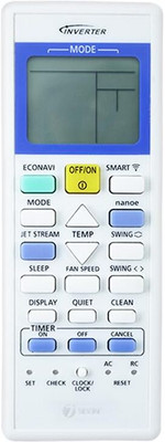 V4 Gadgets Compatible Replacement Remote Control for Air Conditioner, (Model No-YY 157F) Panasonic Remote Controller(White)