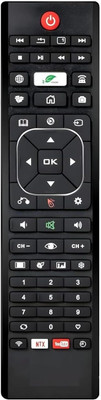 TIZOQ 02FD Remote Control Compatible for VW Android Smart VW Smart TV Remote Controller(Black)
