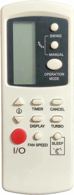 HDF AC Remote Control Compatible For  Split Window AC |HF- ‎H-190 Haier Remote Controller(White & Black)
