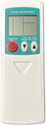 RESORB RE 56 MITSUBISHI GREEN (3BUTTON) Compatible for Mitsubishi Air Conditioner Remote Controller(White)