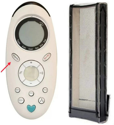 Paril (Remote+Cover) Ac Remote compatible for Onida Ac (display Button) Replacement for Onida / Cruise Ac remote With PU Leather Protective Cover Remote Controller(Black) Paril (Remote+Cover) Ac Remote compatible for Onida Ac (display Button) Replacement for Onida / Cruise Ac remote With PU Leather Protective Cover Remote Controller(Black)