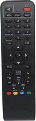 V4 Gadgets Compatible With  Universal DTH Set-Top Box Sun Direct Remote Controller(Black)