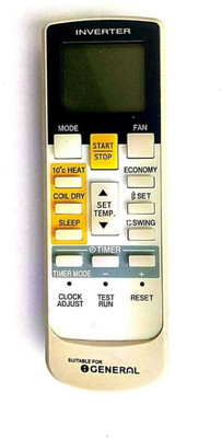 Paril Air Conditioner Remote Compatible For  ac O-GENERAL INVERTER Remote Controller(White)