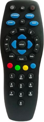 Tke Remote Original  Set Top Box HD/SD Remote Controller(Black)