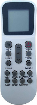 NixGlobal 125 AC Remote Compatible with LLOYD AC Remote Controller(White)