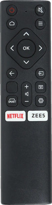 RESORB LED 597 NON VOICE Compatible remote for Nokia JVC AV-HQ507115A QLED remote for Nokia JVC AV-HQ507115A QLED Smart LED TV Remote Controller(Black)