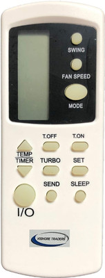 Kishore Traders Compatible Remote Control For  Voltas Ac Remote Controller(White)