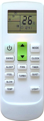 ERNIL AC Remote Compatible for Bluestar AC Remote Control Model :- TY-DQ-10042 ( Please Match The Image with Your Old Remote ) Remote Controller(White)