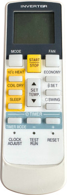 MechFox Air Conditioner Remote Compatible with Split AC Remote |AC-107B| O GENERAL [INVERTER] Remote Controller(White)