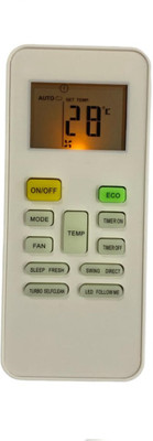 mumax AC Remote No. 149 Compatible/Replacement for  AC Remote Control Midea Remote Controller(White)