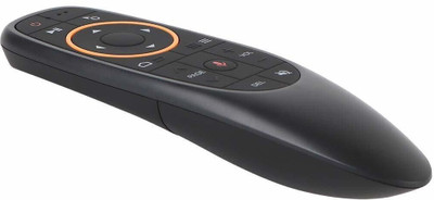 X88 Pro Wireless Bluetooth Remote G10 Voice Air Mouse,Gyroscope IR Learning Remote Controller/For Android TV With IR Learning Fly Air Remote Mouse for Android TV Box Black Remote Controller(Black)