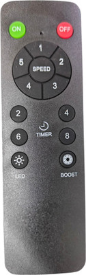 Ehop Compatible remote control for Electric Fans Falcon Orient Remote Controller(Black)