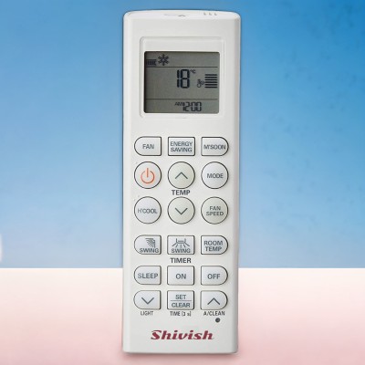 Shivish Air Conditioner Remote Control Compatible With LG Split AC Remote Control With 2 FREE AAA Batteries (AC-36i) Compatible For L G 1 1.5 2 Ton AC Remote LG Remote Controller(White)