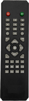 Pulora Remote Control 663 Compatible for Zebronics Home Theater System Remote Controller(Black)