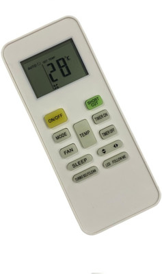 mumax AC Remote No. 142 Compatible/Replacement for  AC Remote Control Midea Remote Controller(White)