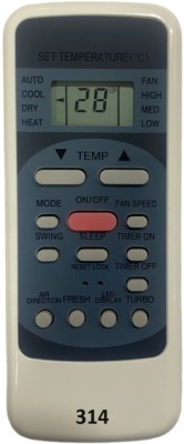 Upix 78C AC Remote Compatible for Carrier AC (EXACTLY SAME REMOTE WILL ONLY WORK) Remote Controller(White)