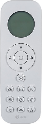 7SEVEN Compatible with BlueStar AC Remote Control Model 301 1 | 1.5 | 2 Ton Window and Split AC - Match Remote Key by Key with Existing Blue Star Air Conditioner Remote Controller(White)